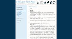 Desktop Screenshot of midmarchartsbooks.org